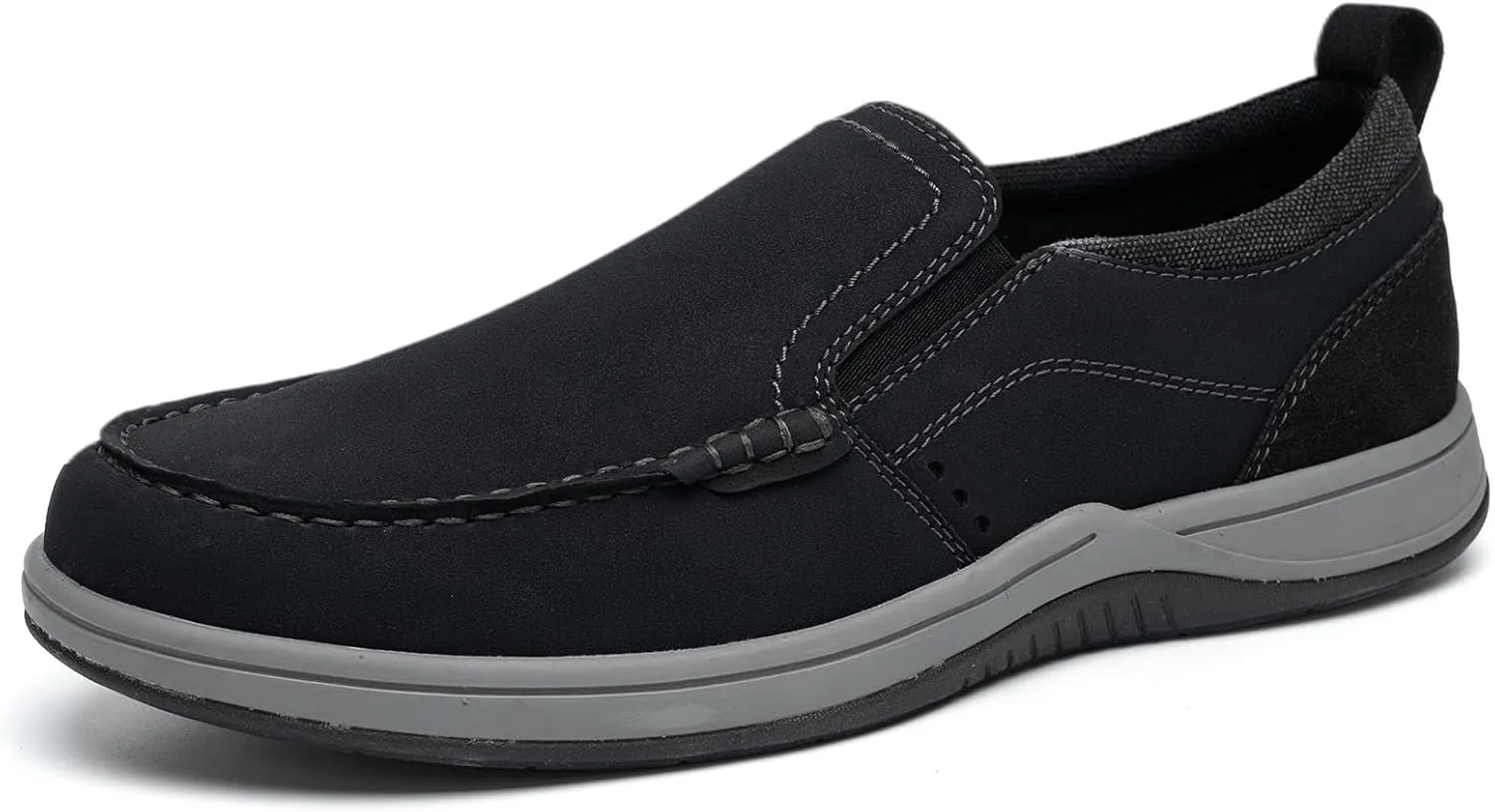 Men's Slip on Shoes Casual Walking Loafers with Arch Support, Orthopedic Shoes Lightweight Non Slip Sneakers