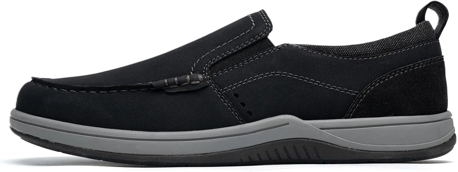 Men's Slip on Shoes Casual Walking Loafers with Arch Support, Orthopedic Shoes Lightweight Non Slip Sneakers