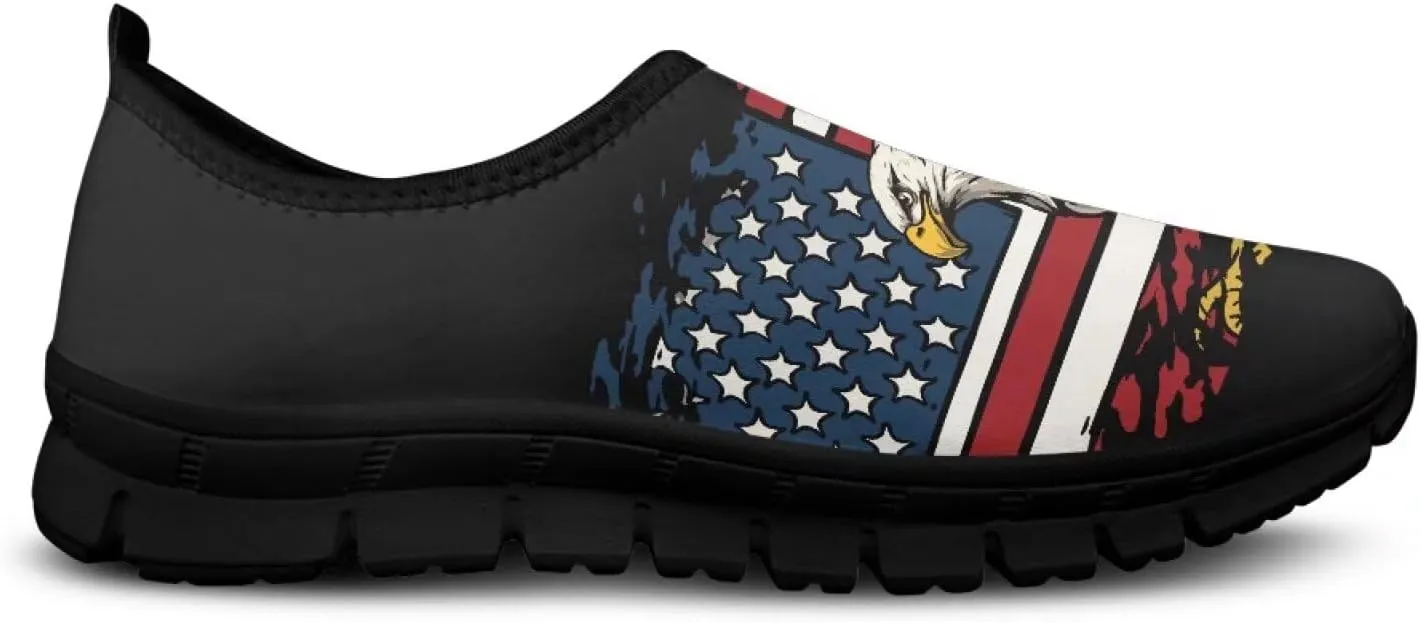 Men's Slip On Sneakers Comfy Slip On Running Shoes Men Walking Loafers Breathable