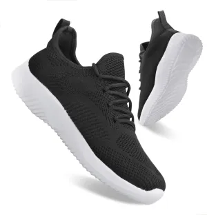 Mens Slip On Sneakers Non Slip Work Shoes Lightweight Mesh for Casual Tennis Running Walking Shoes