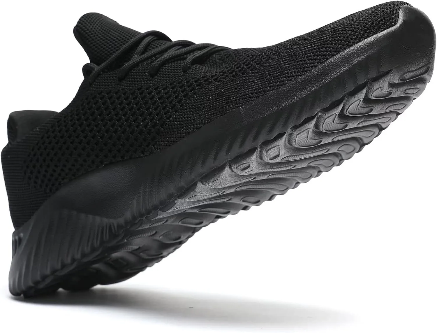 Mens Slip-on Tennis Shoes Walking Running Sneakers Lightweight Breathable Casual Soft Sole Mesh Work Gym Trainers