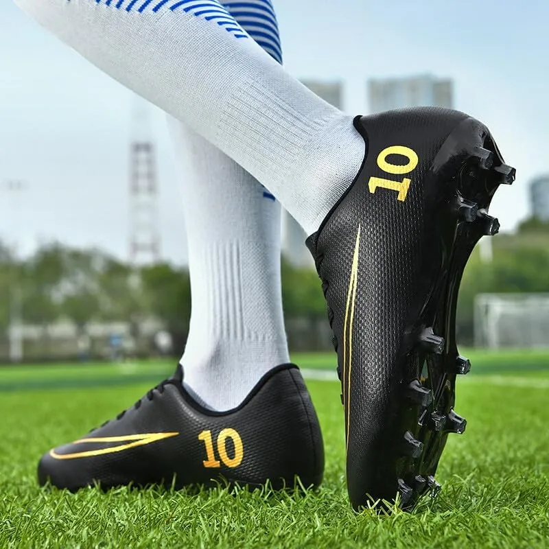 Men's Soccer Shoes Boys Students Grass Training Spike Shoes Outdoor Football Shoes Unisex