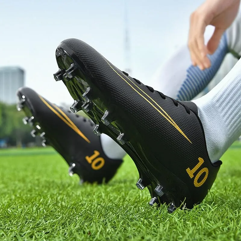 Men's Soccer Shoes Boys Students Grass Training Spike Shoes Outdoor Football Shoes Unisex