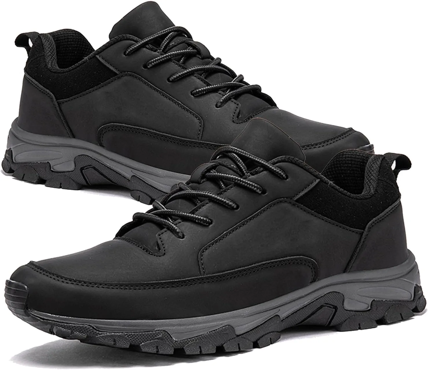 Men's Sports Trekking Shoes,Men Comfortable Lightweight Camping Slip On Casual Sneaker Shoes for Hiking Walking,Extra Wide Hands-Free Trainers
