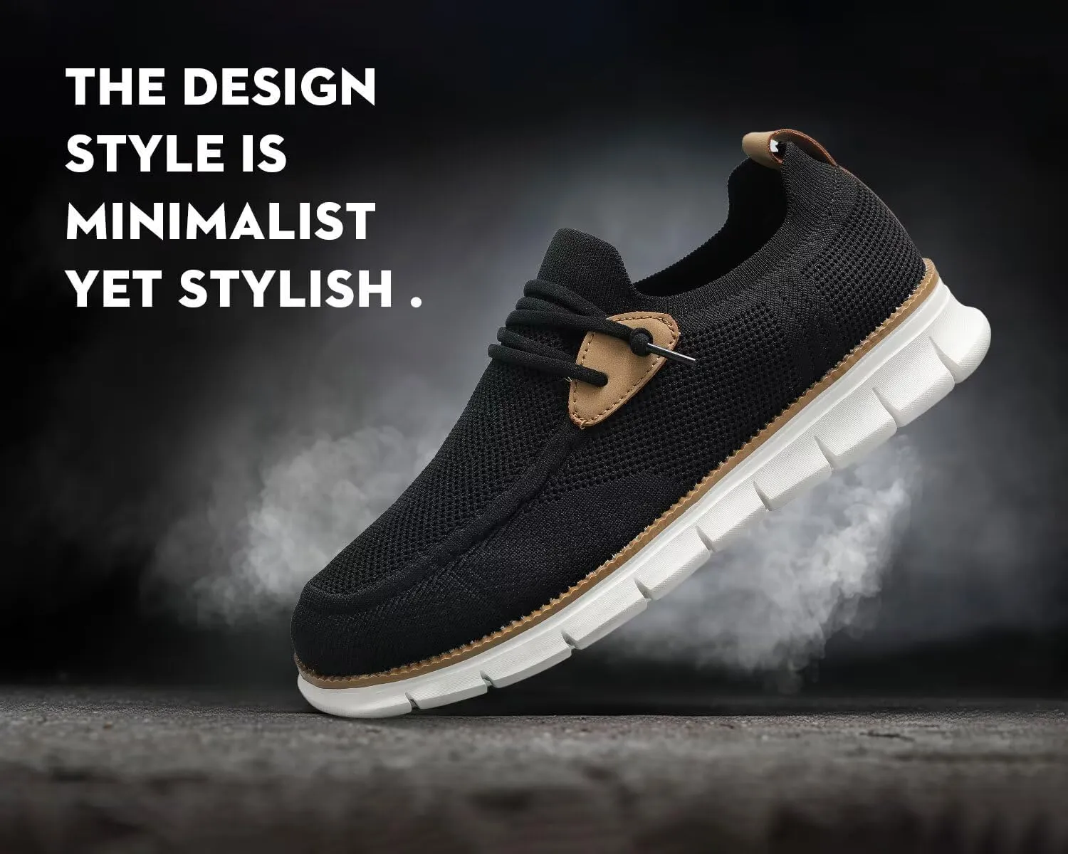 Men's Walking Boat Shoes Slip On Casual Loafers Non Slip Comfortable Lightweight Work Driving Shoes