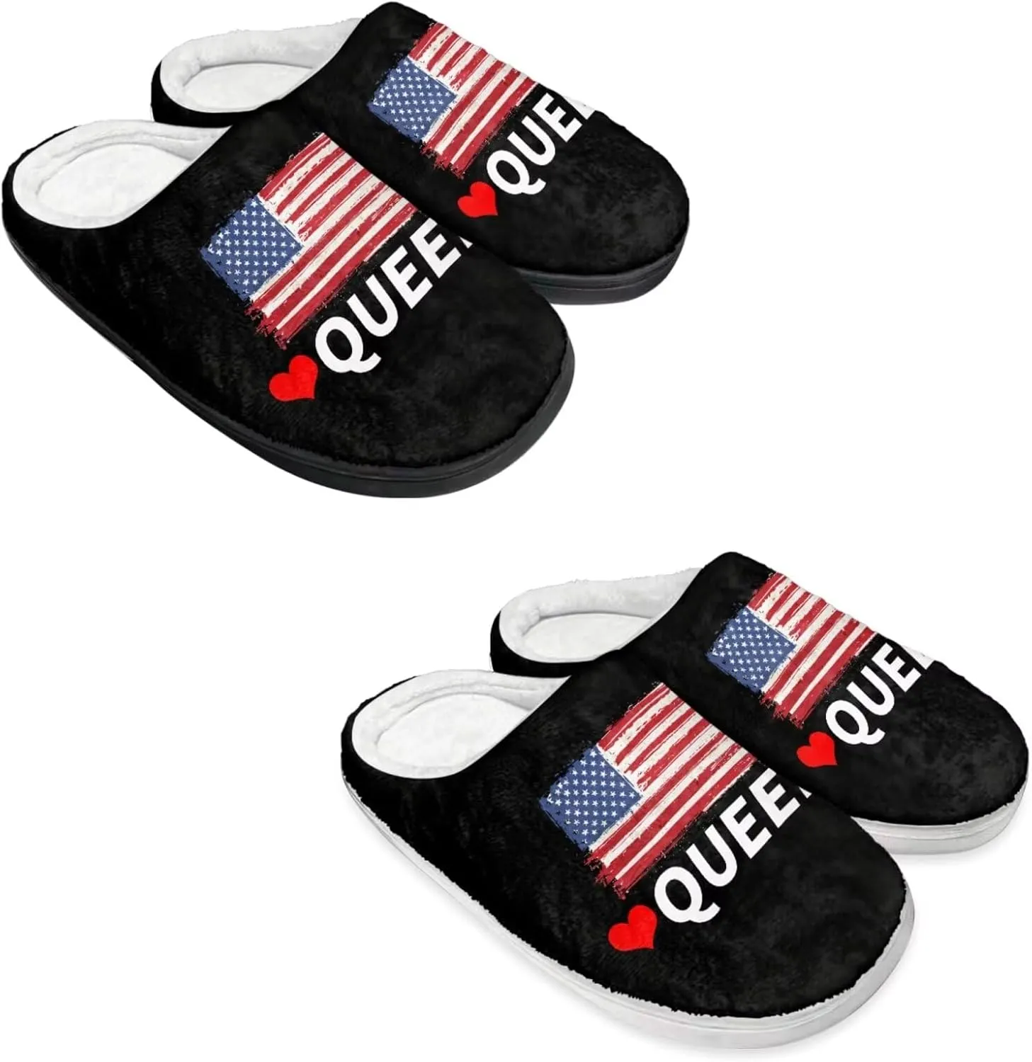 Men's Women's Non-slip Slippers, Flannel Warm Soft Cozy Slippers, House Bedroom Indoor/Outdoor Warm Shoes, Size 2-12