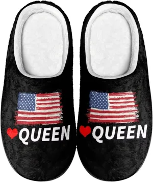 Men's Women's Non-slip Slippers, Flannel Warm Soft Cozy Slippers, House Bedroom Indoor/Outdoor Warm Shoes, Size 2-12