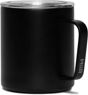 MiiR Camp Cup, 12oz - Double Wall Vacuum Insulated, Stainless Steel with Splash-Proof Slide Lid