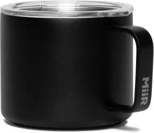 MiiR, Camp Cup, Vacuum Insulated, Stainless Steel with Slide Lid, BPA Free, Black, 8 Fluid Ounces