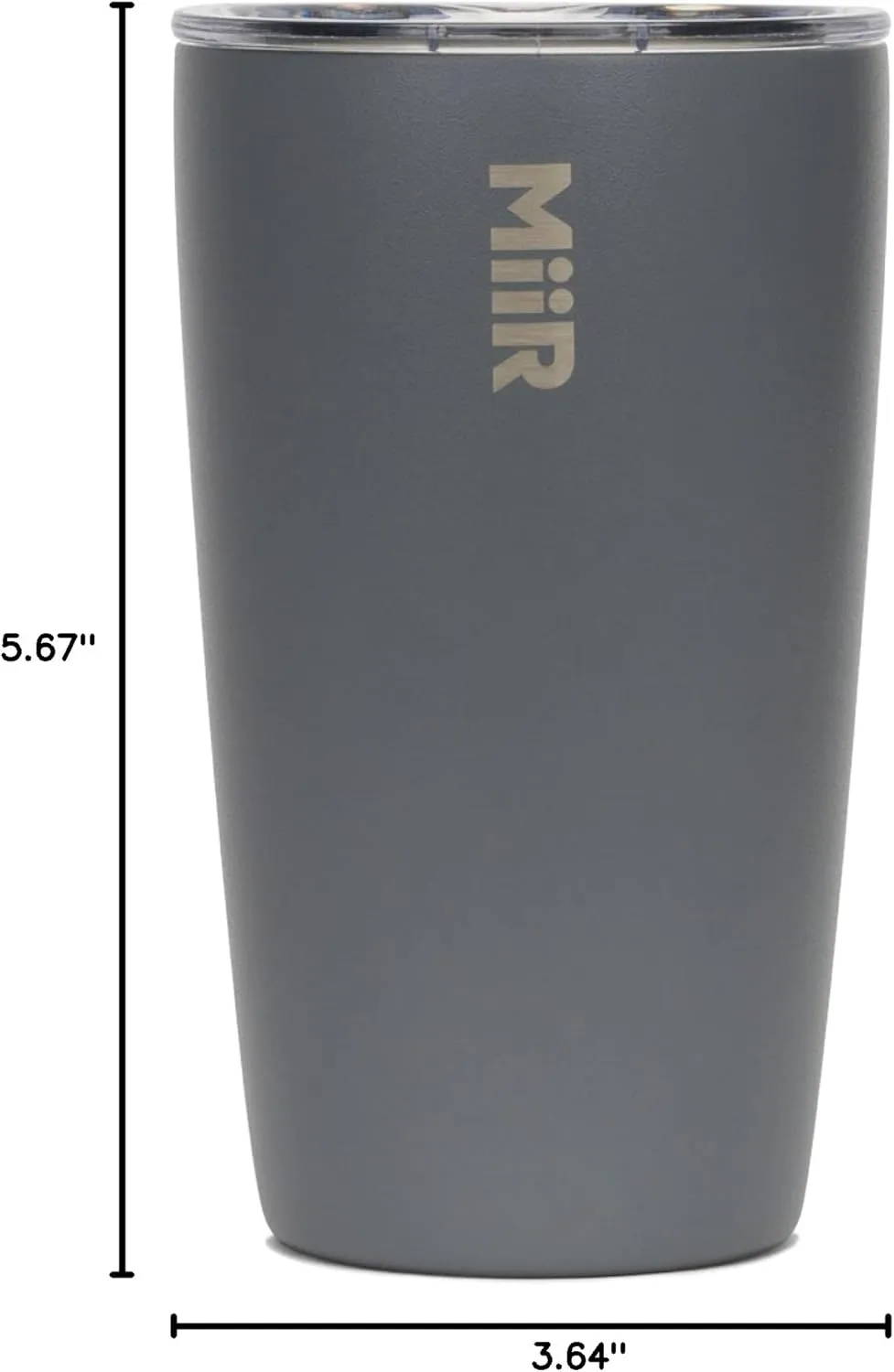 MiiR Tumbler, 12oz Insulated Stainless Steel with Press Fit Slide Lid – Splash Proof Design, Holds Hot & Cold Beverages, Stylish & Functional Cup Holder Compatible