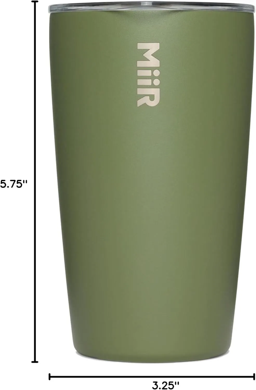 MiiR Tumbler, 12oz Insulated Stainless Steel with Press Fit Slide Lid – Splash Proof Design, Holds Hot & Cold Beverages, Stylish & Functional Cup Holder Compatible