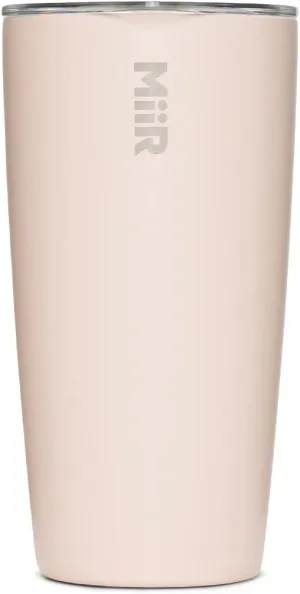 MiiR Tumbler, 16oz Insulated Stainless Steel with Press Fit Slide Lid – Splash Proof Design, Holds Hot & Cold Beverages, Stylish & Functional Cup Holder Compatible