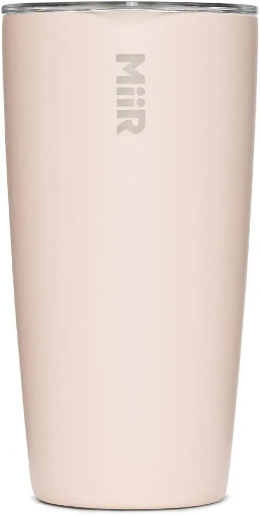 MiiR Tumbler, 16oz Insulated Stainless Steel with Press Fit Slide Lid – Splash Proof Design, Holds Hot & Cold Beverages, Stylish & Functional Cup Holder Compatible