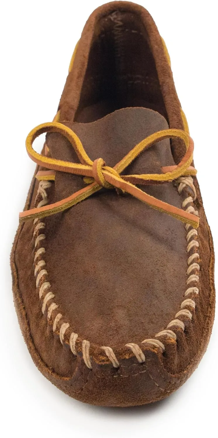 Minnetonka Men's Double Bottom Soft Leather Sole