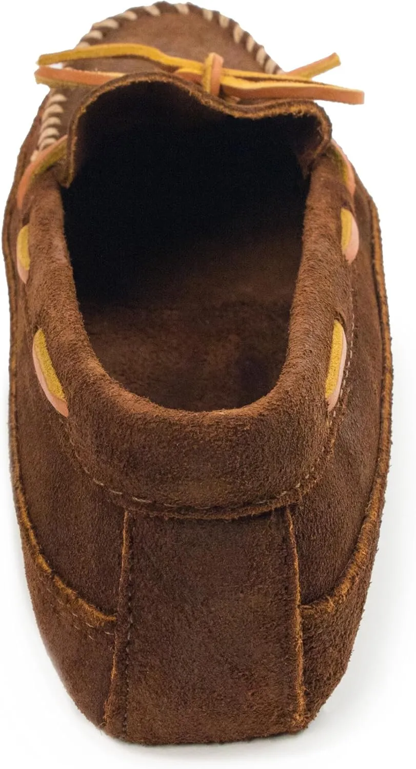 Minnetonka Men's Double Bottom Soft Leather Sole