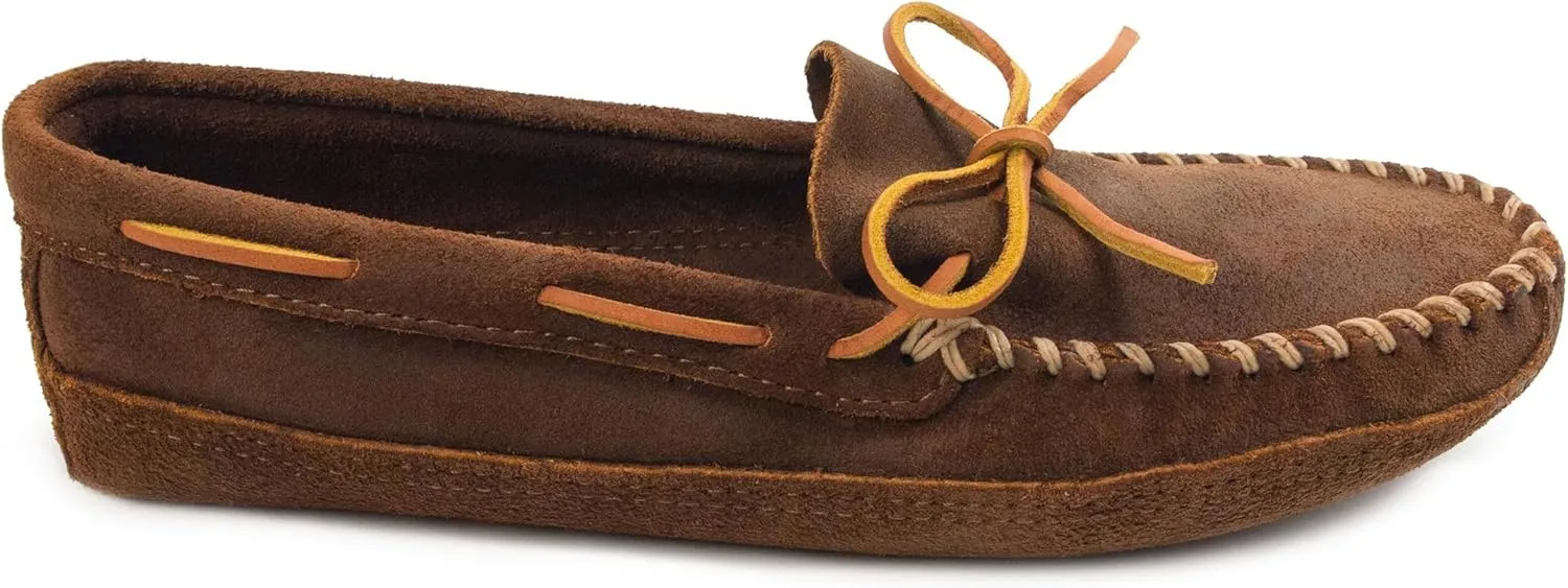 Minnetonka Men's Double Bottom Soft Leather Sole