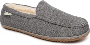 Minnetonka Men’s Ecowise Elm - Slip-On Casual Loafers Designed with Recycled Berber Lining, Removable Contoured Footbed, MinnTREAD Rubber with Rice Husk Sole, and Repurposed Fabric Upper