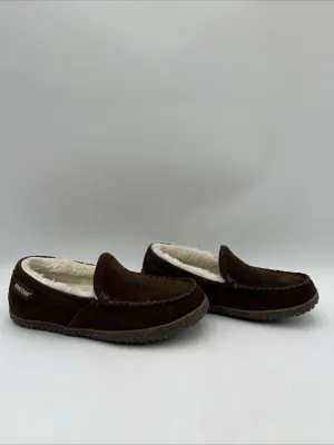 Minnetonka Women's Tempe Loafer Slippers Brown Size 7M - Very Good