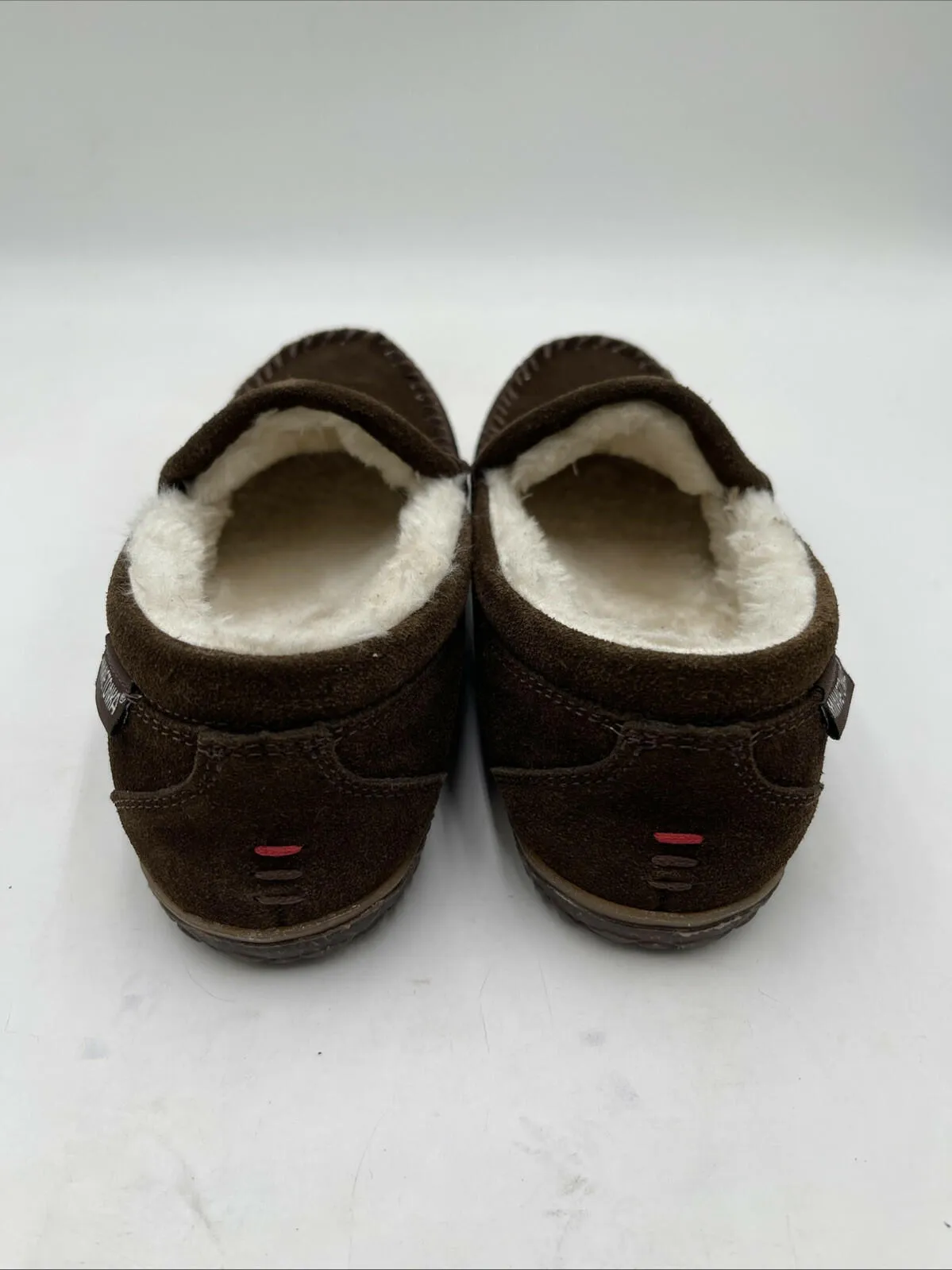 Minnetonka Women's Tempe Loafer Slippers Brown Size 7M - Very Good