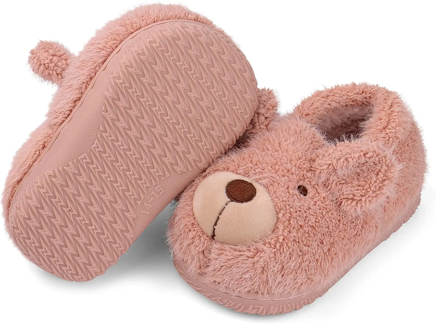 MK MATT KEELY Toddler Girls Bunny Slippers Winter Warm Shoes Rabbit House Soft Slippers