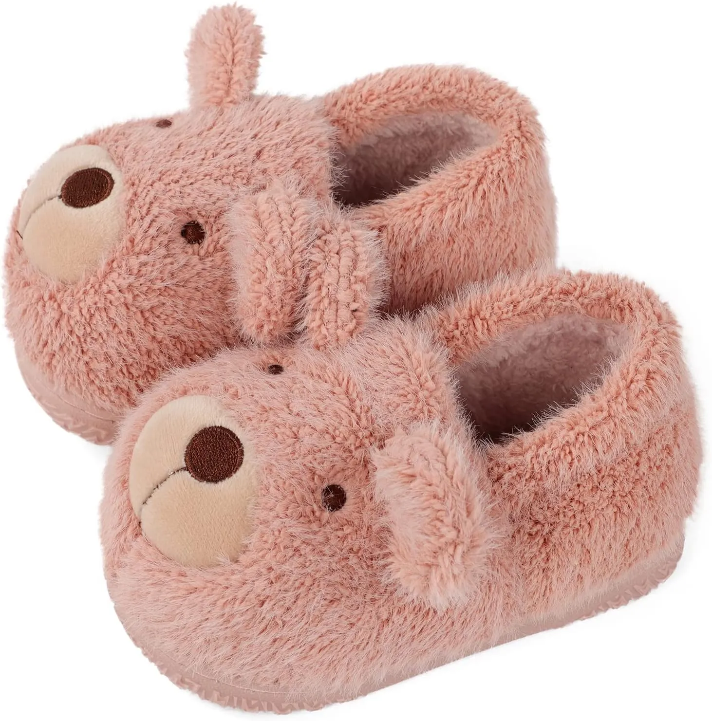 MK MATT KEELY Toddler Girls Bunny Slippers Winter Warm Shoes Rabbit House Soft Slippers