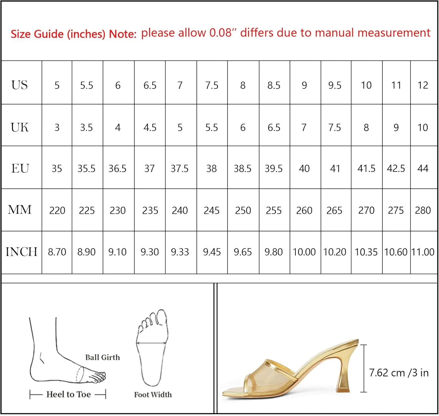 Modatope Womens Heeled Sandals Open Square Toe Heels Chunky Block Heel Slip On Sandals for Women