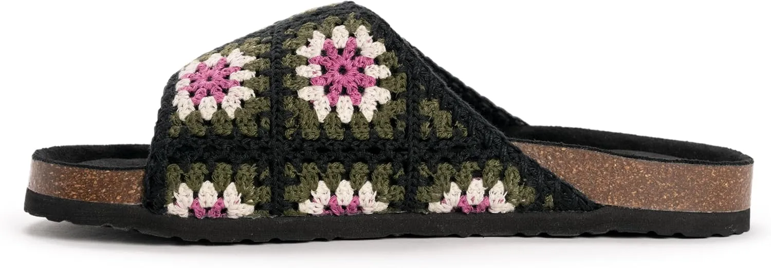 MUK LUKS Women's Gigi Crochet Sandal