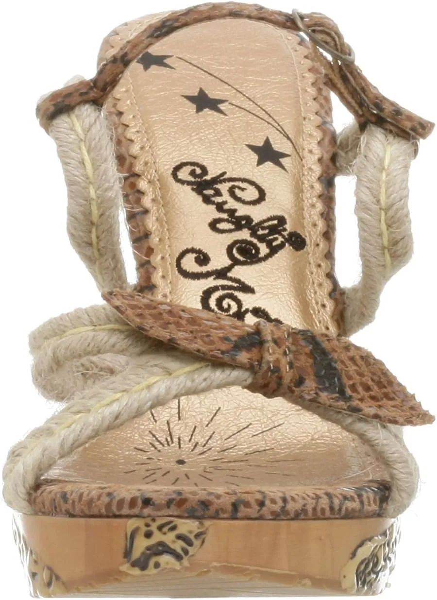 Naughty Monkey Women's Savage Platform Slide