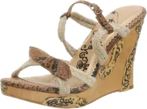 Naughty Monkey Women's Savage Platform Slide