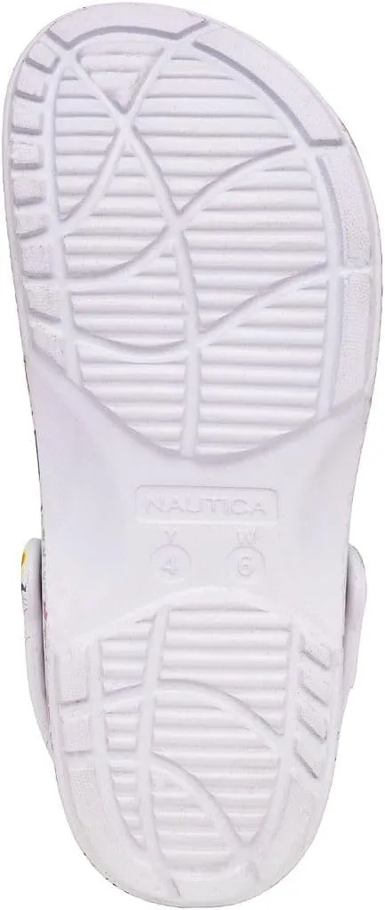 Nautica Women's Clogs - Athletic Sports Sandal - Water Shoes Slip-On with Adjustable Back Strap - Beach Sports Shoe - River Edge