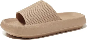 NewDenBer Cloud Slides Slippers for Women and Men Soft Cushioned Thick Sole Shower Bathroom Indoor Outdoor House Slide Sandals