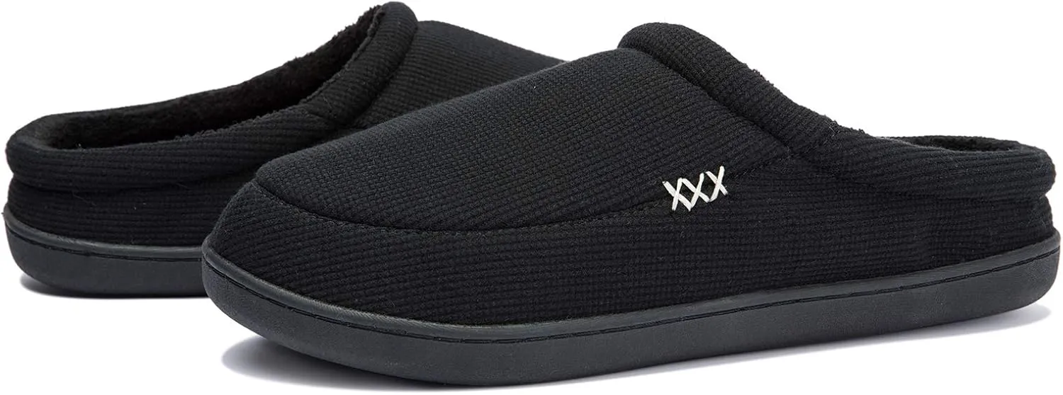 NewDenBer Women's Cozy Memory Foam Slippers Soft Fleece Lined Slip on Indoor Outdoor House Shoes