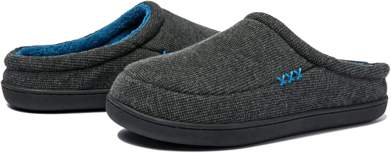 NewDenBer Women's Cozy Memory Foam Slippers Soft Fleece Lined Slip on Indoor Outdoor House Shoes