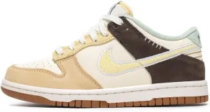 Nike Big Kid's Dunk Low GS 'Coconut Milk/Soft Yellow' (HQ3474 171) - Size 4.5y