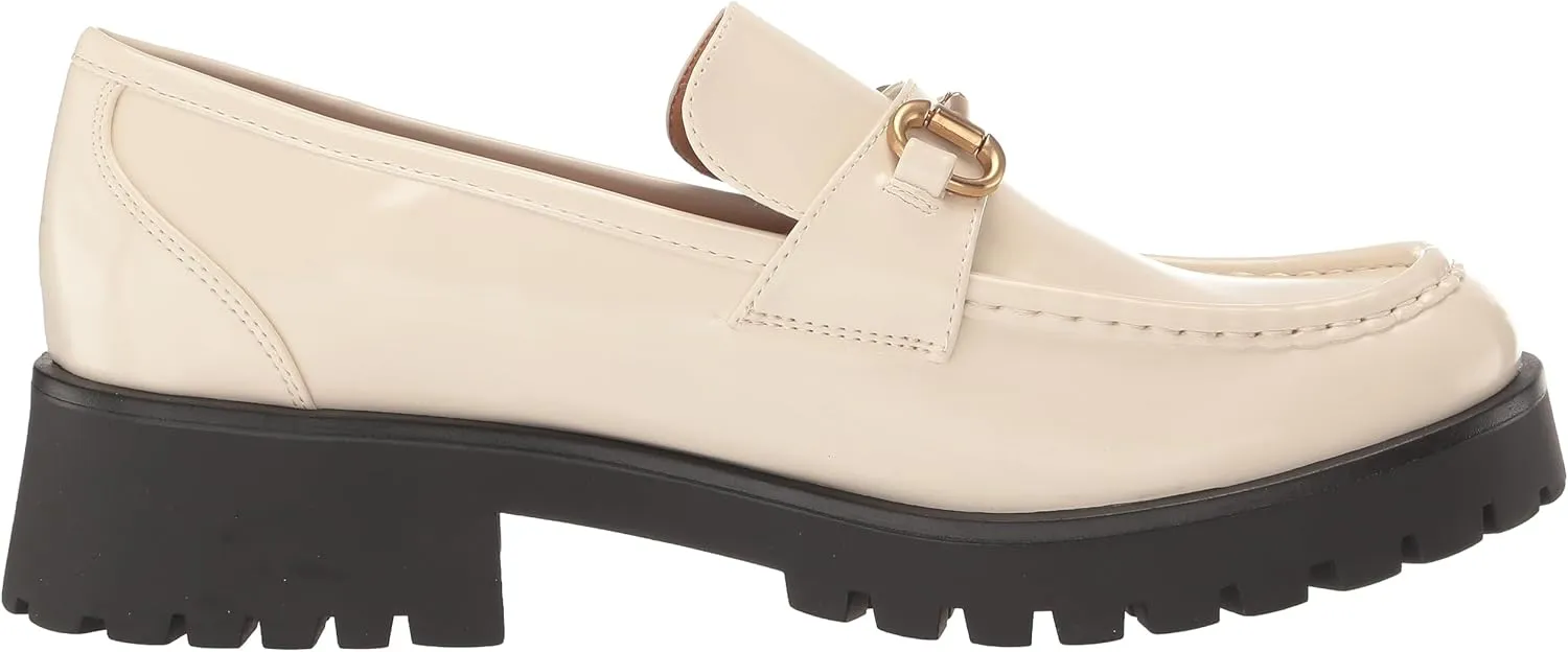 Nine West Women's Allmy Round Toe Lug Sole Casual Loafers