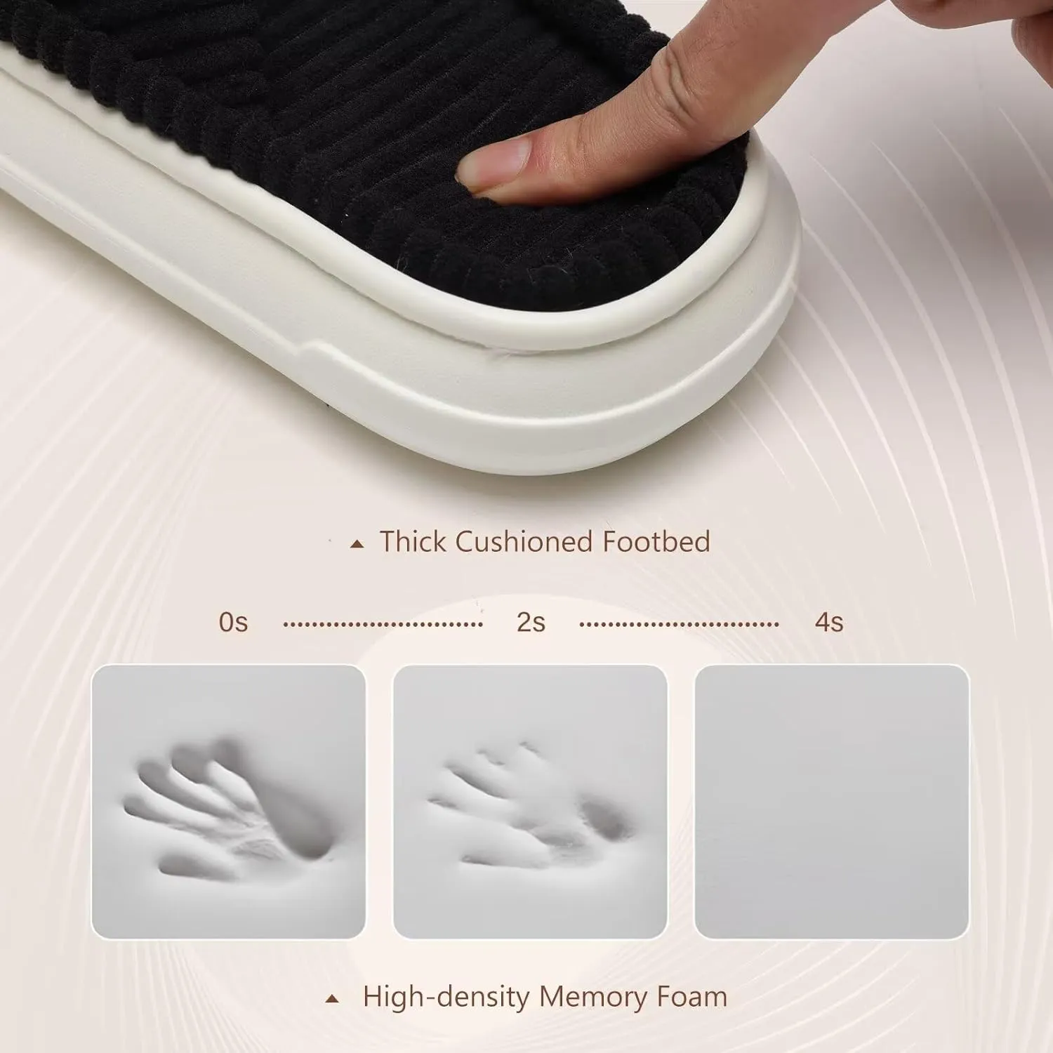 NineCiFun Platform Slippers for Women Indoor and Outdoor Women's Summer Slippers Open Toe Slide House Bedroom Shoes