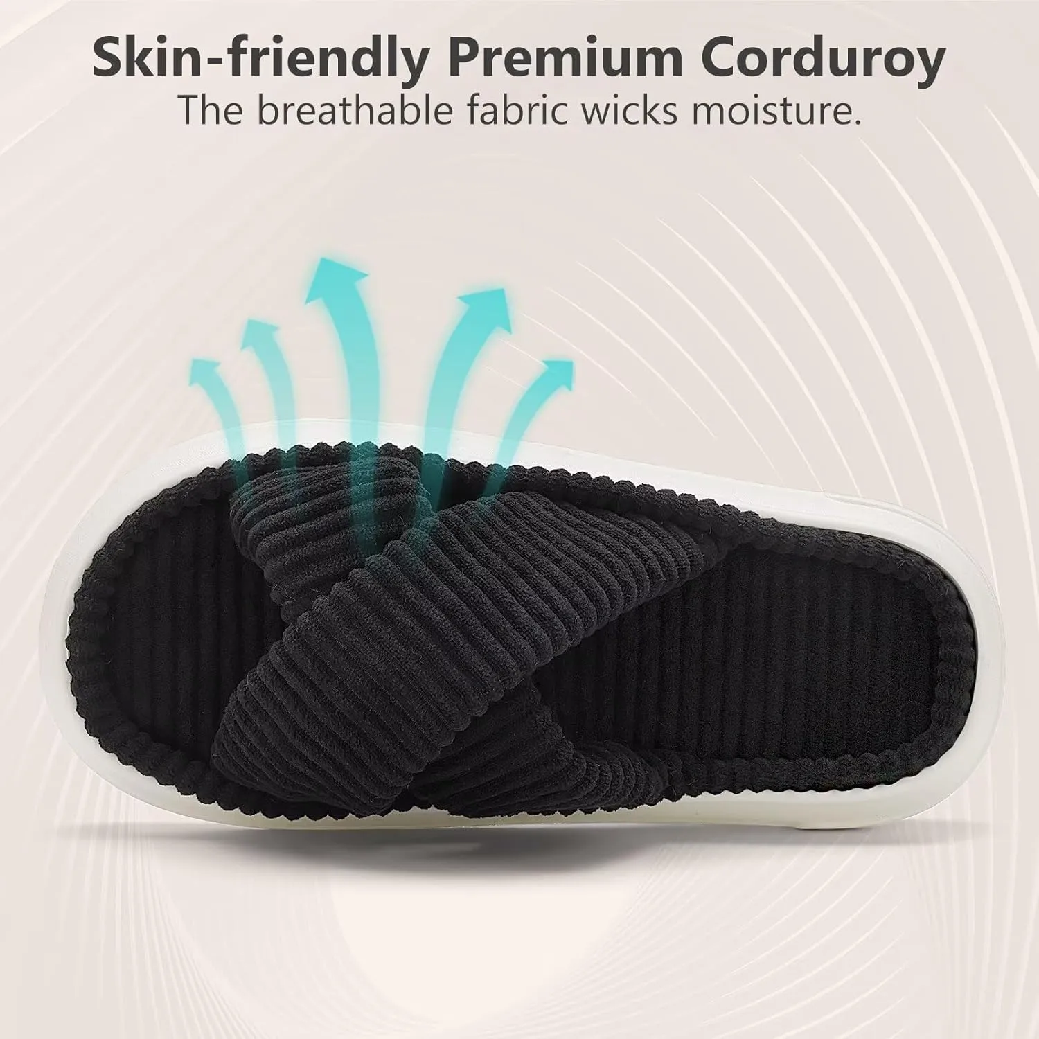 NineCiFun Platform Slippers for Women Indoor and Outdoor Women's Summer Slippers Open Toe Slide House Bedroom Shoes