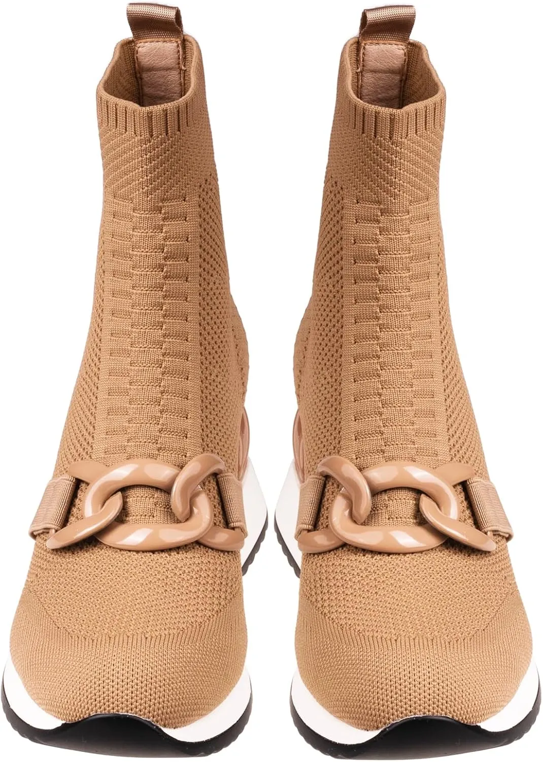Ninety Union Brooklyn Metal Trim Wedge High Top Sneakers
