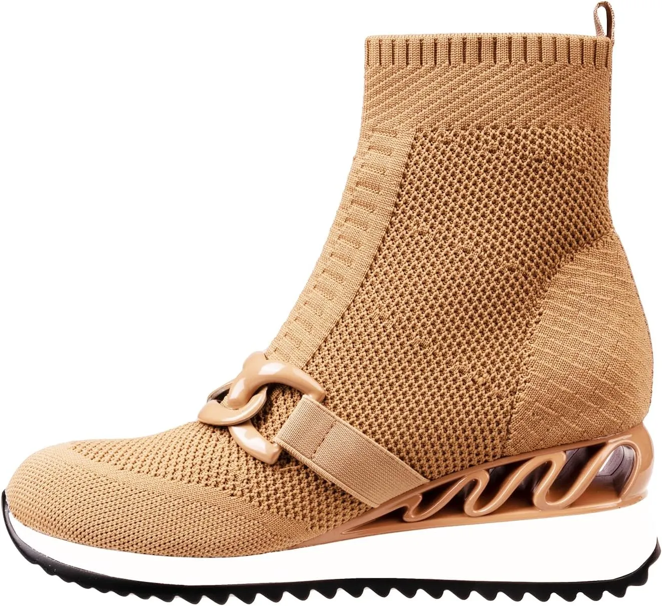 Ninety Union Brooklyn Metal Trim Wedge High Top Sneakers