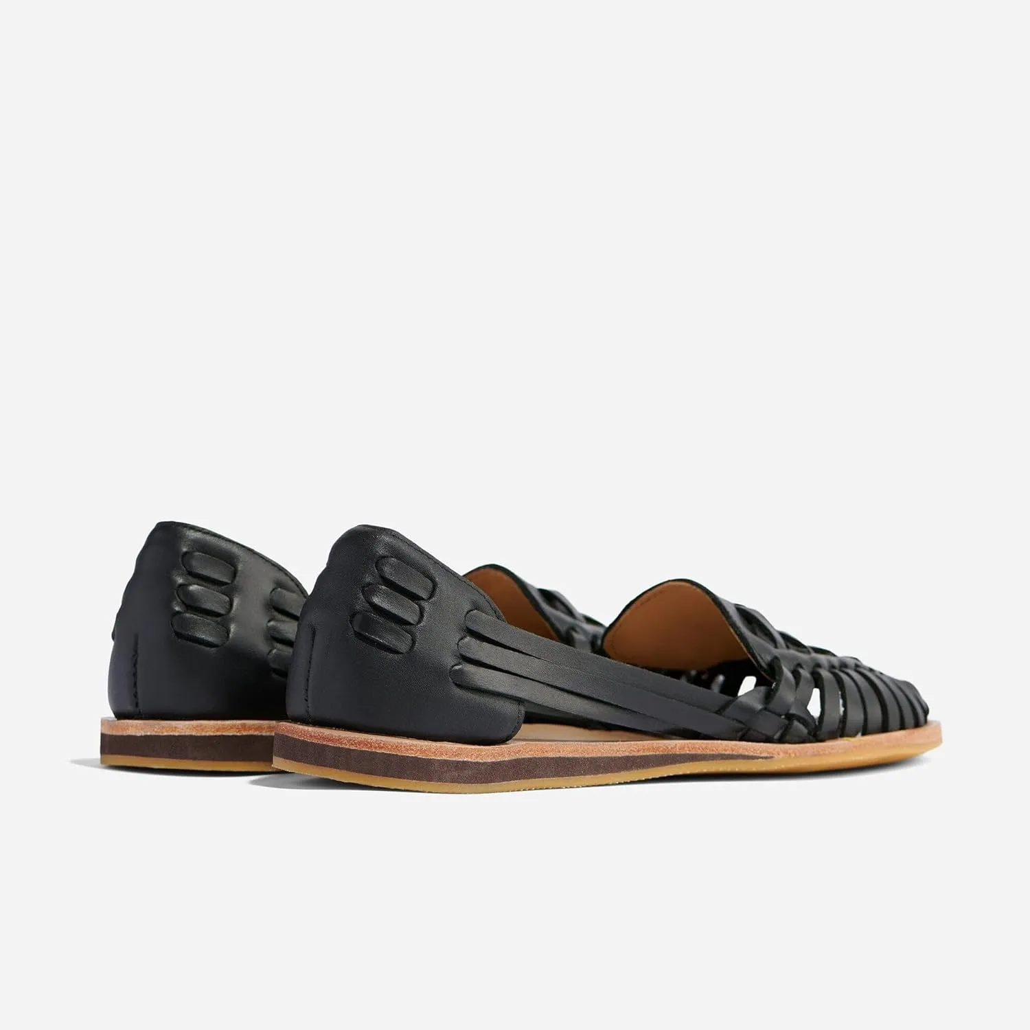 Nisolo Women's Huarache Sandals, Slip-On Comfort, Designed for Casual Everyday Wear, Handwoven & Waterproof Leather, No-Slip Sole