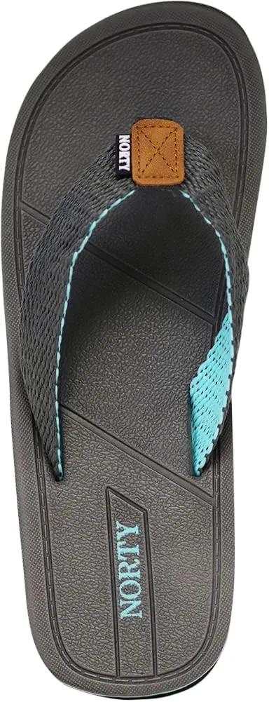NORTY Big Boy's Slide Sandals and Thongs for Beach and Boats - Kids Flip Flops