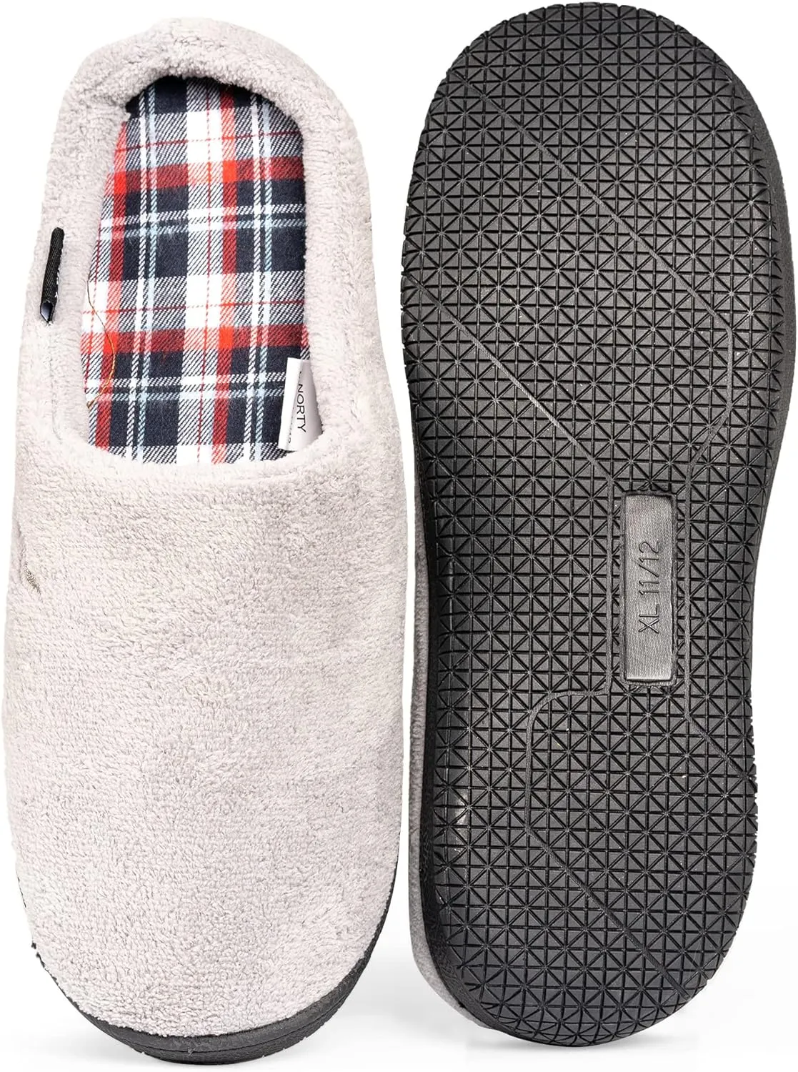 NORTY Slip-On Clog Slippers - Men's Slippers - House Slippers for Men - Slippers with Memory Foam - Men's House Slippers - Men's House Shoes