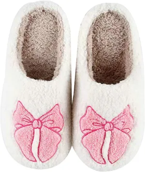 Obosoyo Slippers Women Strawberry Men House Fuzzy Plush Shoes Funky Cute Design Fun Slipper Unisex Comfy Bedroom Soft Warm Slipper Indoor Non-slip Slip-On