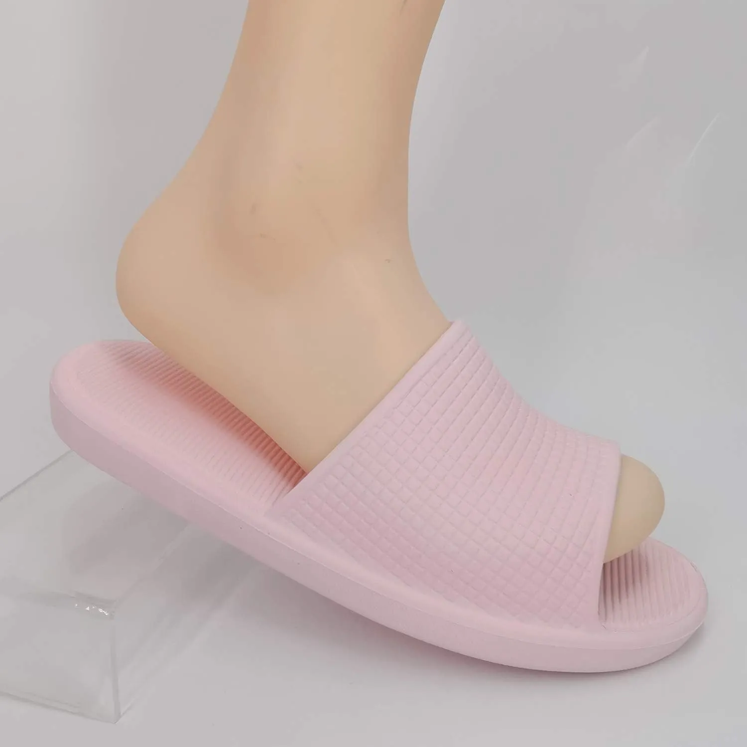 ofoot Stylish and Cozy Women's Comfort Indoor and Outdoor Casual Slide Sandals Non-Slip Shower Slippers - Unisex Soft Flip Flops