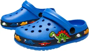 OHSNMAKSL Toddler Clog Slippers Garden Sandals Slip On Water Shoes Sneakers Cartoon Slides for Boys and Girls Children Beach Pool Shower
