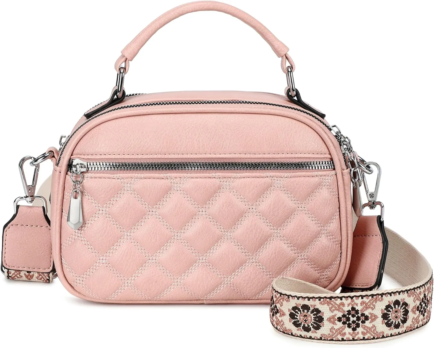 OPAGE Small Crossbody Bags for Women Trendy, Soft PU Leather Womens Crossbody Purse Shoulder Handbags