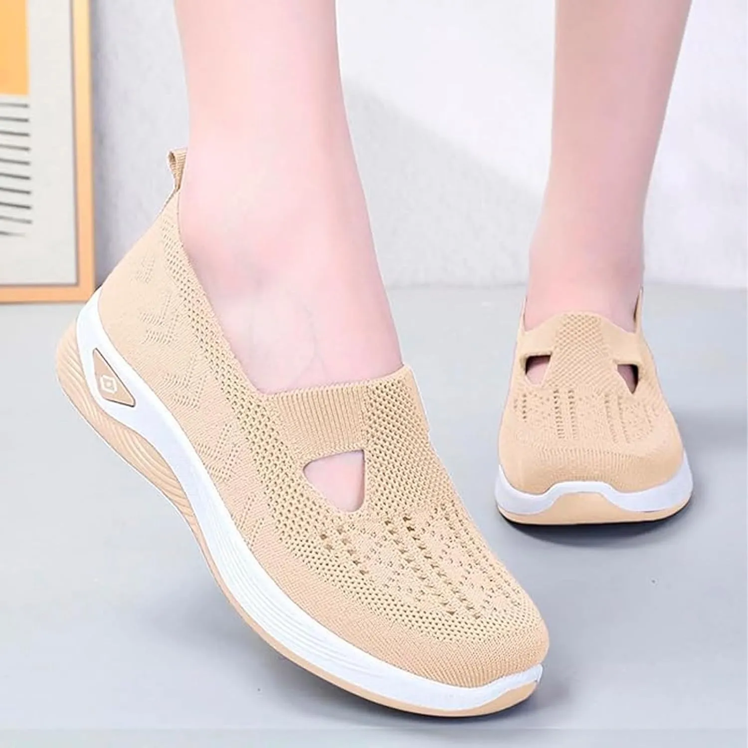 Orthopedic Shoes for Women, Zapatos Ortopédicos para Mujer, Orthoture Womens Shoes Breathable Soft Comfort Wear Shoes