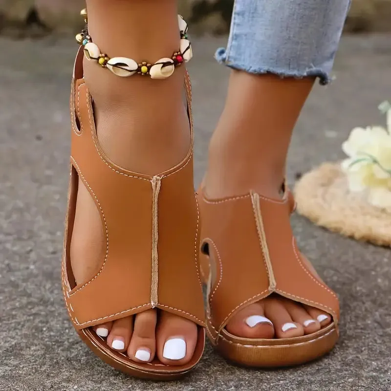 Orthopedic Women's New Summer Rhinestone Open Toe Orthopaedic Sandals