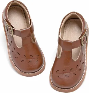 Otter MOMO Toddler/Little Girls Mary Jane Slip-on School Uniform Party Dress Shoes