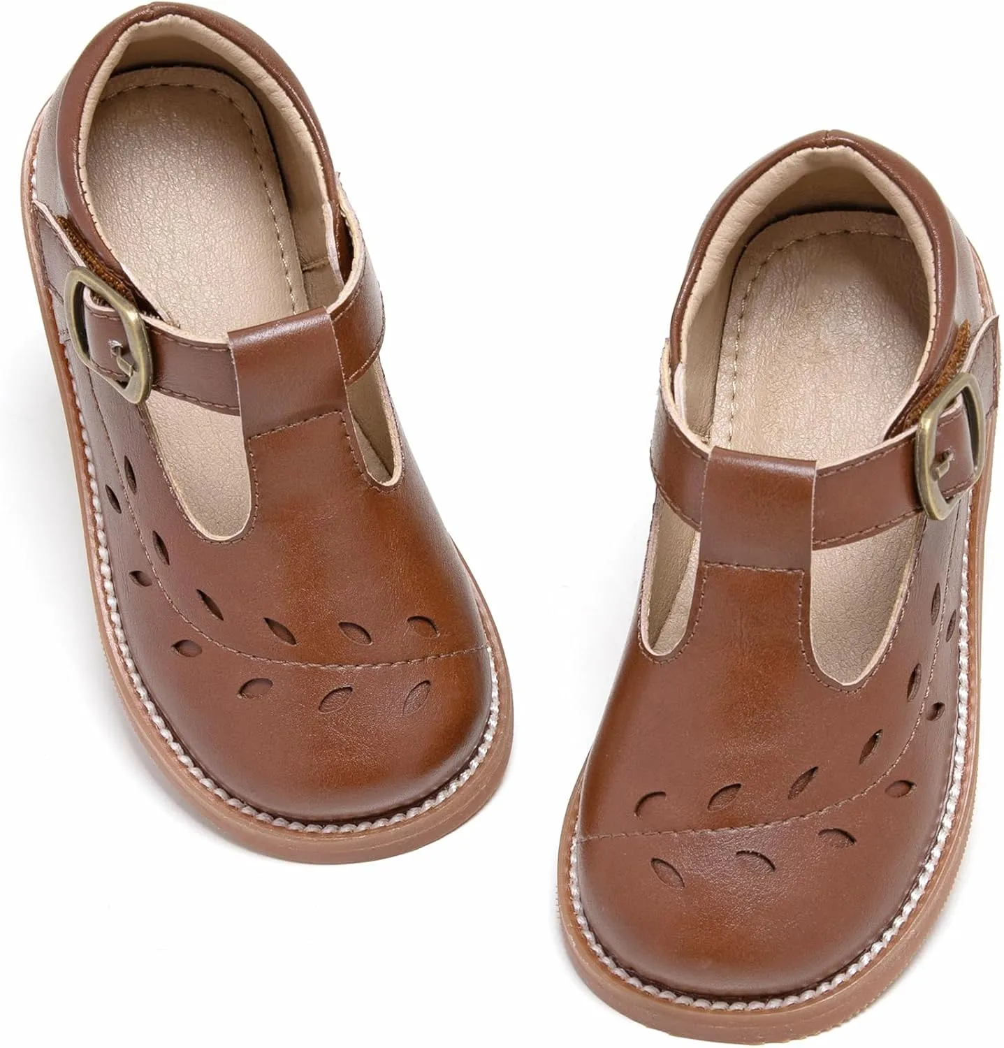 Otter MOMO Toddler/Little Girls Mary Jane Slip-on School Uniform Party Dress Shoes